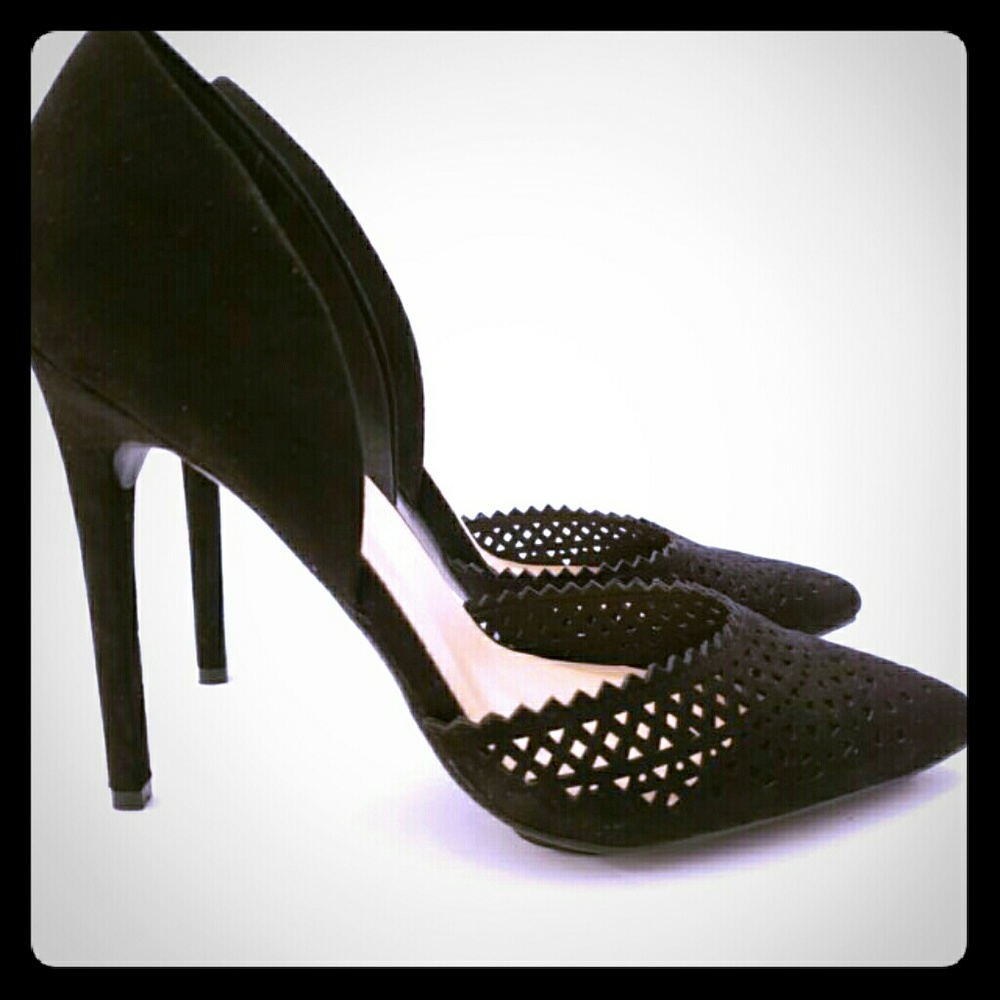 Black beautiful high heels
